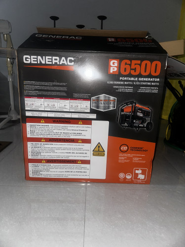 GENERAC GP6500 Portable Generator  Other Market Fairfield Private, Montego Bay 
