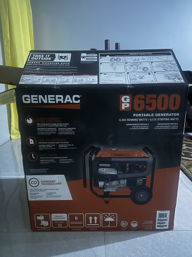 GENERAC GP6500 Portable Generator 