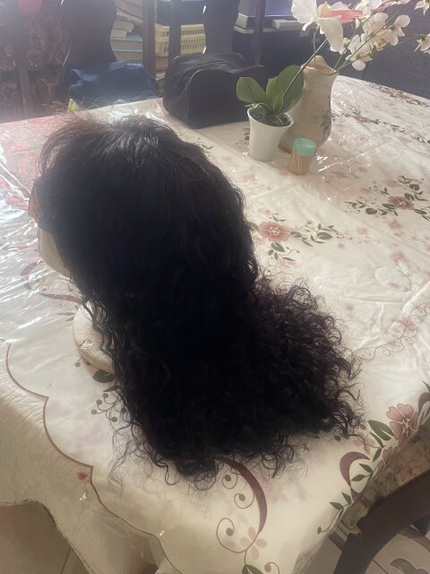 Deep Wave 16inch Human Hair With Glueless Band