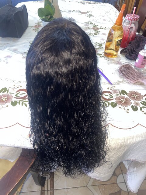 Deep Wave Human Hair 16inch With Glueless Band Hair Products Half Way Tree