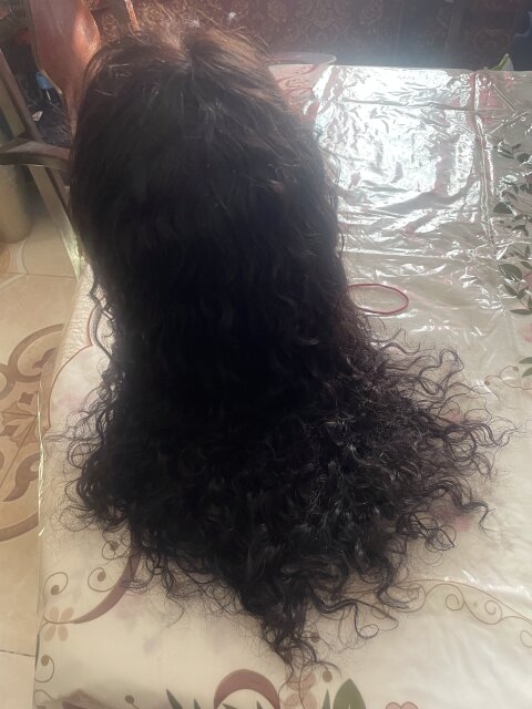 Deep Wave Human Hair 16inch With Glueless Band