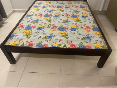 Queen Size Bed Solid Wood