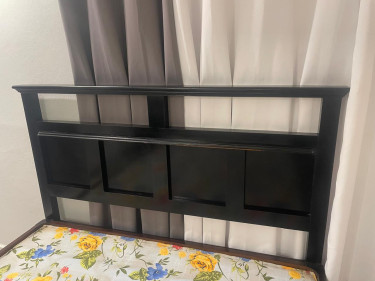 Queen Size Bed Solid Wood