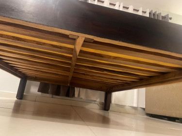 Queen Size Bed Solid Wood