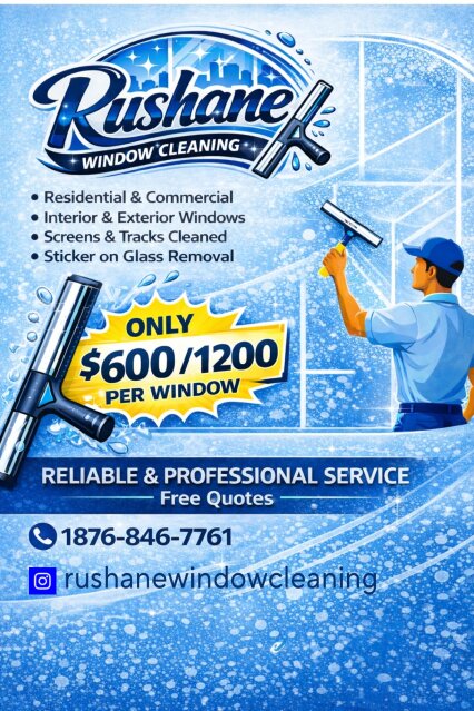 Rushane Window Cleaning Cleaning Services Ocho Rios
