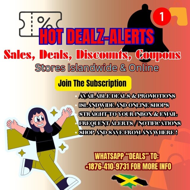 Shop & Save In JA And Online With Our  Alerts Tools Islandwide | KGN | Portland | Ocho Rios | Stmary