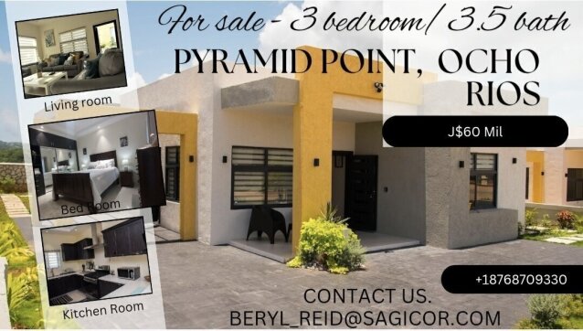 3 Bedroom/3.5 Bath Houses Ocho Rios