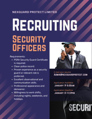 Nexguard Protect Is Hiring Security Professionals  Full Time Jobs Portmore