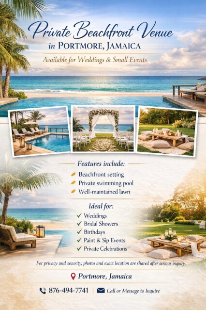 Private Beachfront Event Space Venues & Equipment St. Catherine