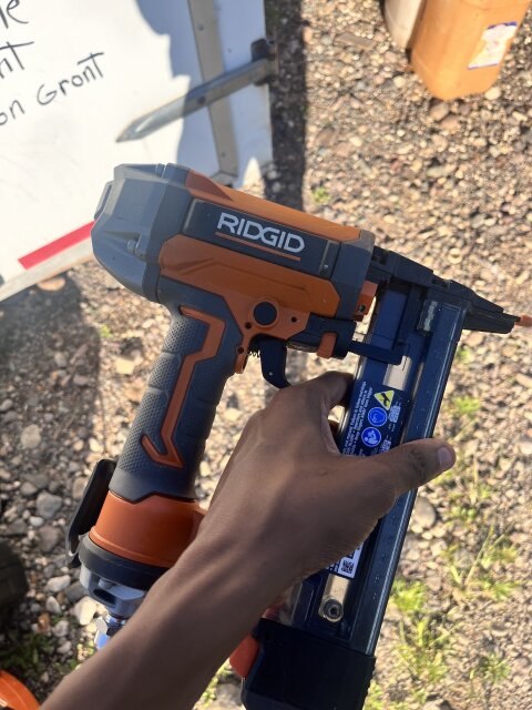 Air Compressor With 3 Nail Guns