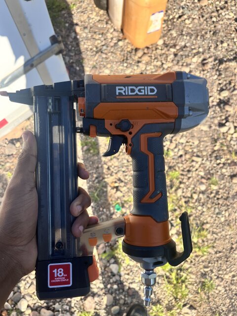 Air Compressor With 3 Nail Guns