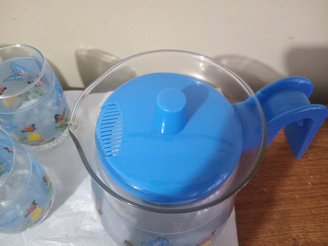 Glass Pitcher Cup Set (Call 658-202-5808)