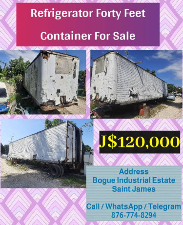 Refrigerator Forty Feet Container Other Market JoelServices