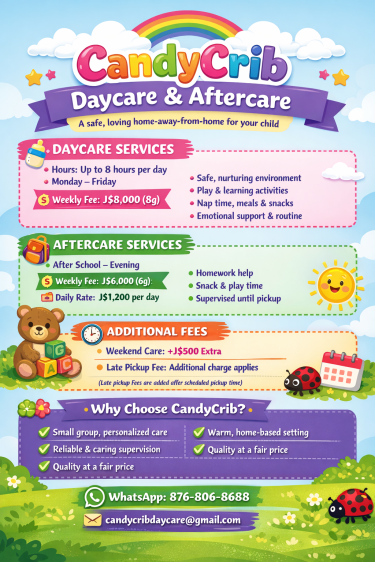 Daycare,Aftercare And Nightcare Baby Other Portmore 