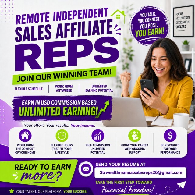 Independent Sales Affiliate Program Part Time Jobs Portmore