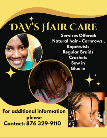 Hair Care  Hair Portmore Based , House Calls Available - Conditions Apply