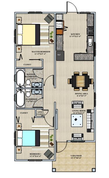 2 Bedrooms 2 Baths Orchards St. Catherine For Sale