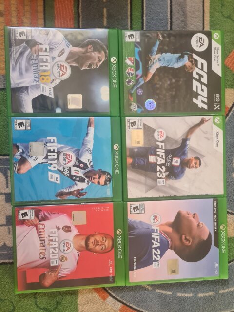 Fifa 18,19,20,22,23,24 Game CDs, Manuals & Guides May Pen