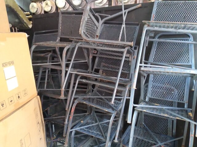 Used Office, And Metal School Chairs Etc