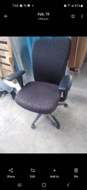 Used Office, And Metal School Chairs Etc