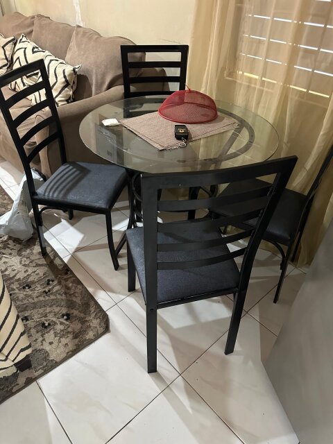 Glass Dining Table Set Tables & Desks Red Hills Rd