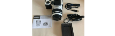 PENTAX K-01 Zoom Lens Kit - WhiteBlack  Cameras Mandeville