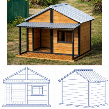 Wooden Structures, Sheds, Dog Houses Etc.