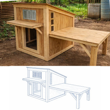 Wooden Structures, Sheds, Dog Houses Etc.