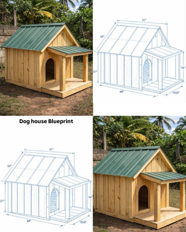 Wooden Structures, Sheds, Dog Houses Etc.