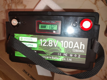 LiFePO4 Battery 12V 100Ah With LED