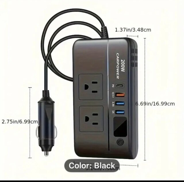 200W Ca Pawer Inverter Auto Accessories Portmore