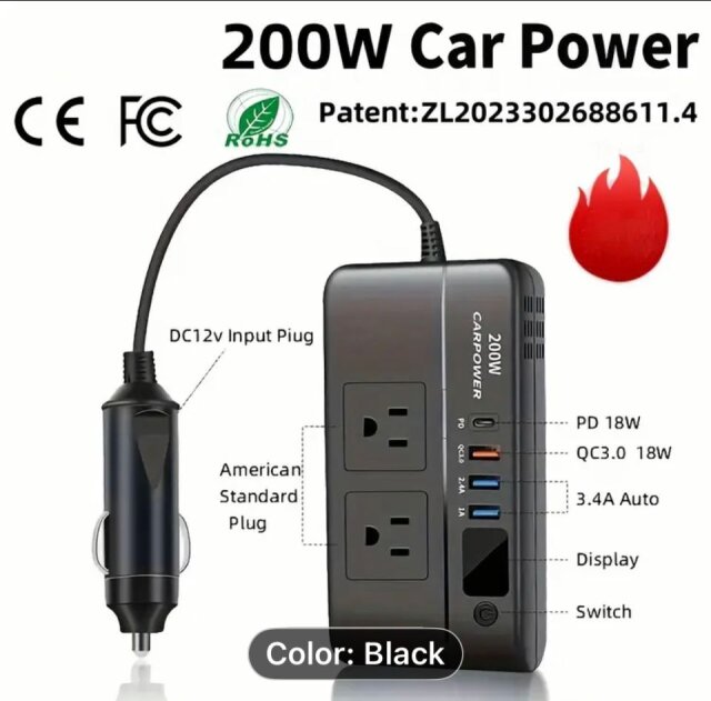 200W Ca Pawer Inverter
