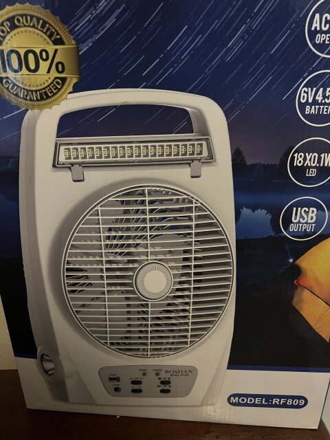 8 Rechargeable Fan Fans LIGUANE