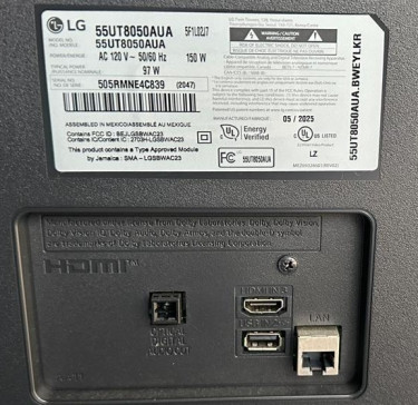 55'' LG SMART TV