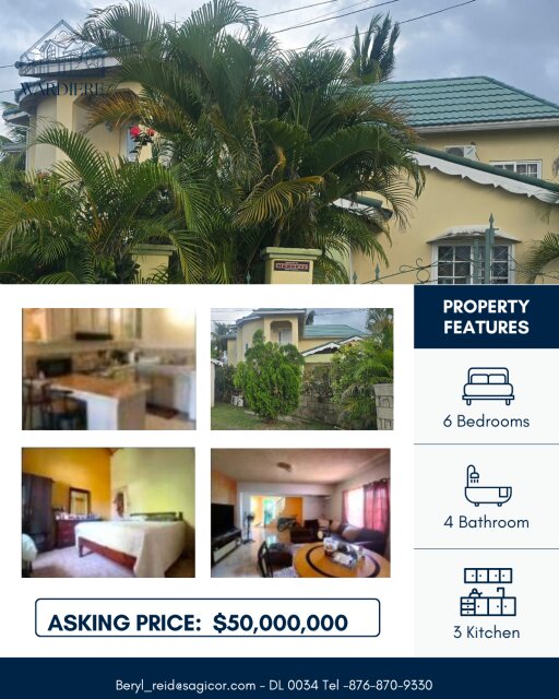 6 Bedroom Houses Montego Bay