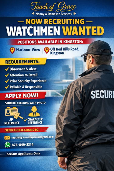 Watchmen Full Time Jobs Harbour View