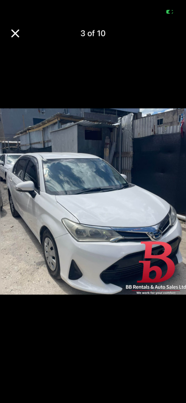 2018 Toyota Axio Cars Browns Town 