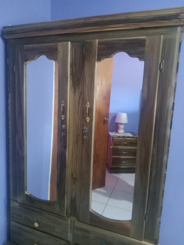 Spacious Mahoe Wooden Wardrobe- Good Condition