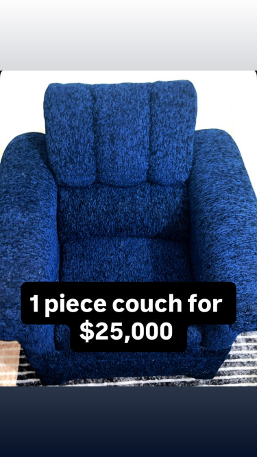 1 Piece Couch  Sofas Half Way Tree
