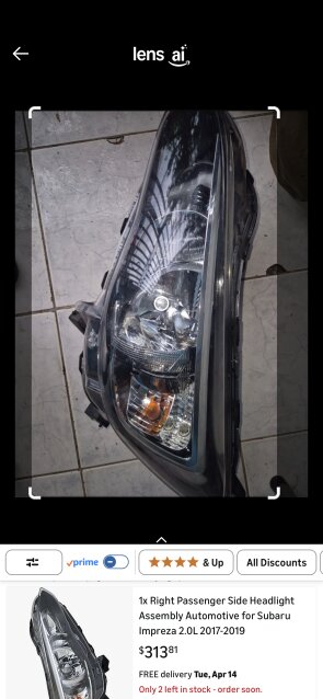 Subaru Head Light Other Market Down Town
