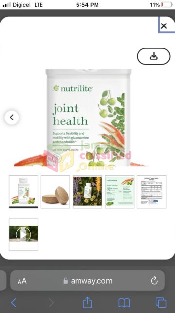 Nutrilite Joint Health Organic 30 Day Supply Pills Premium International Store