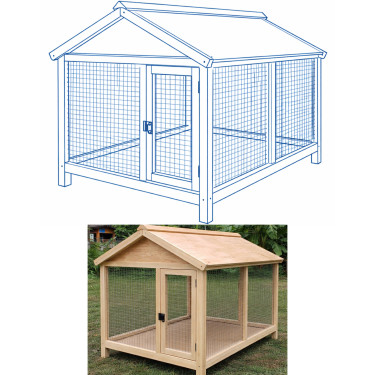 Pet Houses Built (Contact Now) 4ft X4ft X3ft Houses Kingston