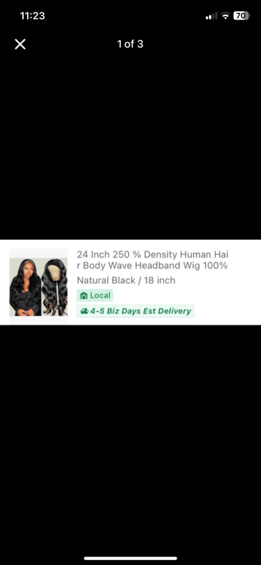 24 Inch 250% Density Human Hair Body Wave Headband