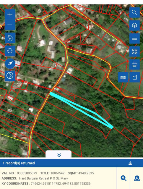 1-Acre Ocean View Lot In Retreat St Mary