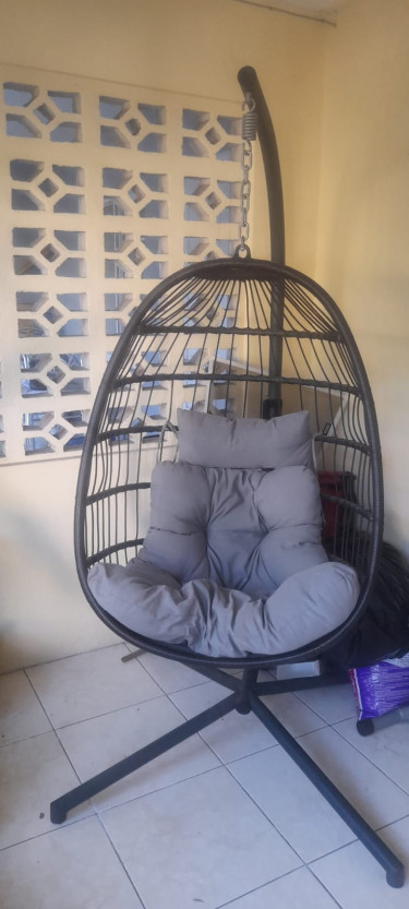 Swinging Egg Chair With Cushion