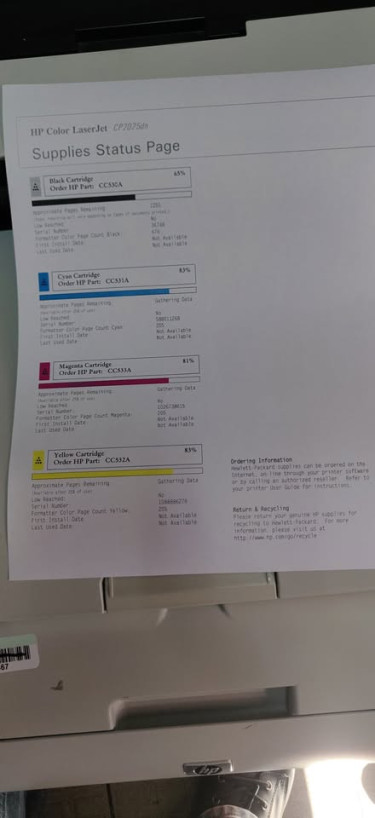 HP COLOUR LASERJET PRINTER Desktops ST ANNS BAY