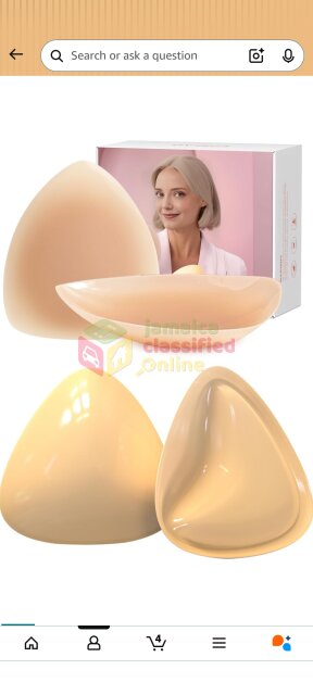Sticky Bra Push Up Inserts Set  With Nipple Covers Women's Clothes Kingston