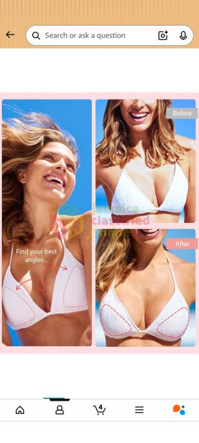 Sticky Bra Push Up Inserts Set  With Nipple Covers