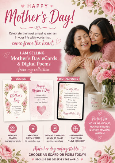 Mother’s Day Digital Card & Poem Sale  Other Market Website