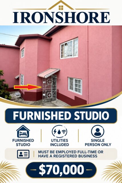IRONSHORE 1 Bedroom INCLUDE JPS/NWC Apartments Montego Bay